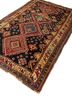 aalam blue wool hand knotted Rug - FoldShot