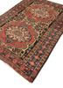 aalam red and orange wool hand knotted Rug - FoldShot