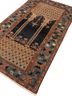aalam blue wool hand knotted Rug - FoldShot
