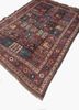 aalam blue wool hand knotted Rug - FoldShot aalam blue wool hand knotted Rug - FoldShot