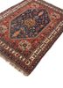 aalam blue wool hand knotted Rug - FoldShot aalam blue wool hand knotted Rug - FoldShot