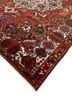aalam red and orange wool hand knotted Rug - FoldShot