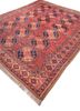 kiaan red and orange wool hand knotted Rug - FoldShot kiaan red and orange wool hand knotted Rug - FoldShot