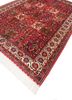 aalam red and orange wool hand knotted Rug - FoldShot aalam red and orange wool hand knotted Rug - FoldShot