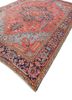 aalam red and orange wool hand knotted Rug - FoldShot aalam red and orange wool hand knotted Rug - FoldShot