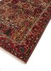 aalam red and orange wool hand knotted Rug - FoldShot