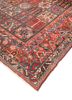 aalam red and orange wool hand knotted Rug - FoldShot aalam red and orange wool hand knotted Rug - FoldShot