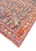aalam blue wool hand knotted Rug - FoldShot aalam blue wool hand knotted Rug - FoldShot