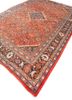 aalam red and orange wool hand knotted Rug - FoldShot aalam red and orange wool hand knotted Rug - FoldShot