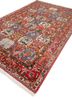 aalam red and orange wool hand knotted Rug - FoldShot aalam red and orange wool hand knotted Rug - FoldShot