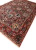 aalam red and orange wool hand knotted Rug - FoldShot aalam red and orange wool hand knotted Rug - FoldShot