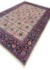 aalam ivory wool hand knotted Rug - FoldShot aalam ivory wool hand knotted Rug - FoldShot