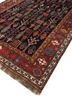 aalam blue wool hand knotted Rug - FoldShot aalam blue wool hand knotted Rug - FoldShot