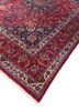 aalam blue wool hand knotted Rug - FoldShot aalam blue wool hand knotted Rug - FoldShot