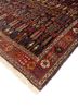 aalam blue wool hand knotted Rug - FoldShot aalam blue wool hand knotted Rug - FoldShot