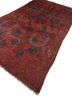 kiaan red and orange wool hand knotted Rug - FoldShot