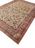 aalam ivory wool hand knotted Rug - FoldShot aalam ivory wool hand knotted Rug - FoldShot