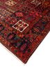 aalam red and orange wool hand knotted Rug - FoldShot aalam red and orange wool hand knotted Rug - FoldShot
