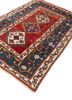 aalam red and orange wool hand knotted Rug - FoldShot