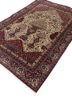 aalam ivory wool hand knotted Rug - FoldShot aalam ivory wool hand knotted Rug - FoldShot