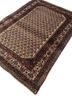 aalam beige and brown wool hand knotted Rug - FoldShot aalam beige and brown wool hand knotted Rug - FoldShot