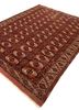 kiaan red and orange wool hand knotted Rug - FoldShot kiaan red and orange wool hand knotted Rug - FoldShot