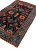 aalam blue wool hand knotted Rug - FoldShot aalam blue wool hand knotted Rug - FoldShot
