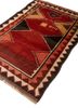 nuray red and orange wool hand knotted Rug - FoldShot nuray red and orange wool hand knotted Rug - FoldShot