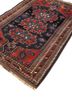 aalam blue wool hand knotted Rug - FoldShot aalam blue wool hand knotted Rug - FoldShot