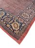 aalam red and orange wool hand knotted Rug - FoldShot