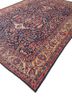 aalam blue wool hand knotted Rug - FoldShot