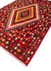 kiaan red and orange wool hand knotted Rug - FoldShot