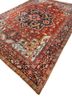 aalam blue wool hand knotted Rug - FoldShot
