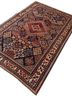aalam blue wool hand knotted Rug - FoldShot