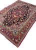 aalam blue wool hand knotted Rug - FoldShot aalam blue wool hand knotted Rug - FoldShot