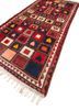 nuray red and orange wool hand knotted Rug - FoldShot