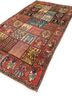 aalam red and orange wool hand knotted Rug - FoldShot