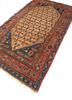 kiaan beige and brown wool hand knotted Rug - FoldShot