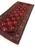 aalam red and orange wool hand knotted Rug - FoldShot aalam red and orange wool hand knotted Rug - FoldShot