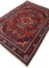 aalam red and orange wool hand knotted Rug - FoldShot
