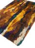 zuri gold wool hand knotted Rug - FoldShot