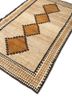 kiaan beige and brown wool hand knotted Rug - FoldShot kiaan beige and brown wool hand knotted Rug - FoldShot