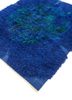 zuri blue wool hand knotted Rug - FoldShot