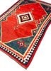 nuray pink and purple wool hand knotted Rug - FoldShot
