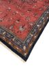 aalam red and orange wool hand knotted Rug - FoldShot aalam red and orange wool hand knotted Rug - FoldShot