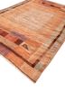 zuri red and orange wool hand knotted Rug - FoldShot