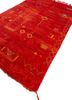nuray pink and purple wool hand knotted Rug - FoldShot