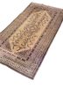 pechino beige and brown wool hand knotted Rug - FoldShot pechino beige and brown wool hand knotted Rug - FoldShot