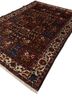 aalam red and orange wool hand knotted Rug - FoldShot aalam red and orange wool hand knotted Rug - FoldShot