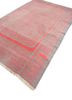 nayaab pink and purple wool flat weaves Rug - FoldShot nayaab pink and purple wool flat weaves Rug - FoldShot
